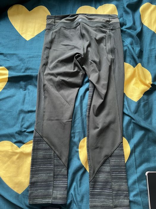 Legginsy - Lululemon Women’s Olive Green Athletic Yoga Leggings Size 4