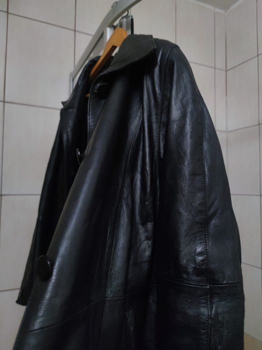 płaszcz kurtka XL płaszczyk damski damska skórzany kurtka skórzana cza