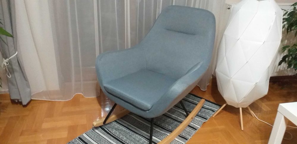 Okazja jak nowy fotel bujany z JYSK