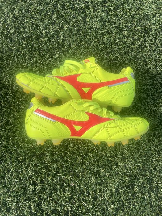 Бутсы Mizuno Morelia II Japan FG - Лаймовий