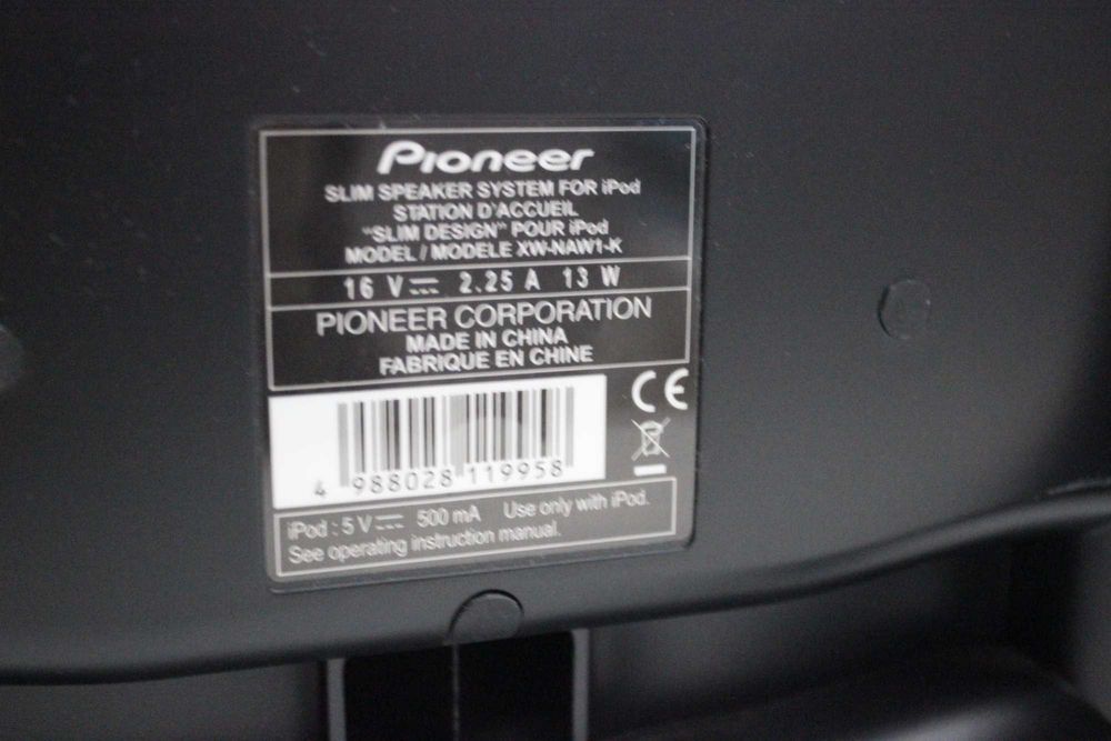 Coluna de Som Pioneer NAW 1 Stereo Sound Dock