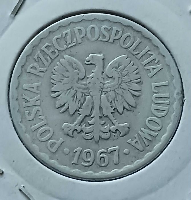 1 Złoty 1967 r. - nr. 3 - najniższy nakład- Super