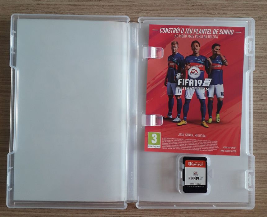 Jogos Nintendo Switch Fifa 19 e Mario Rabbids