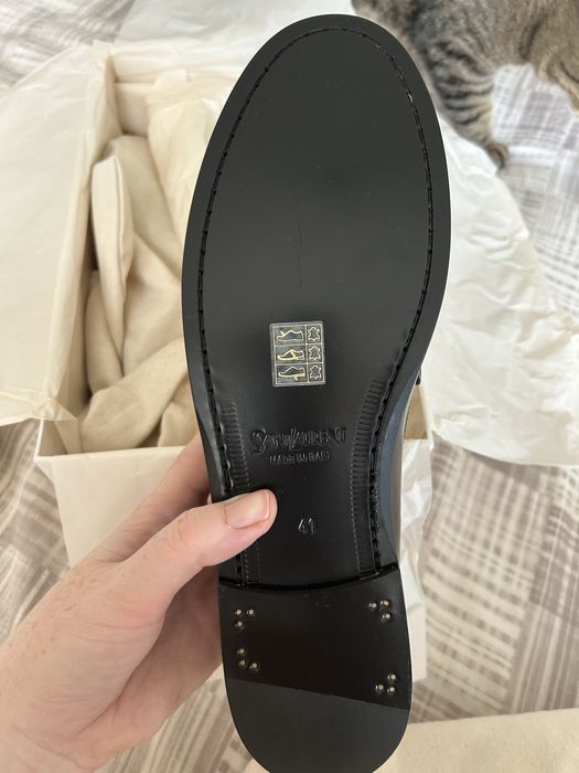 Ysl оригінал чорні лофери, 41