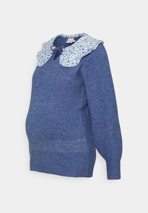 Sweter ciążowy z kołnierzykiem Mamalicious M