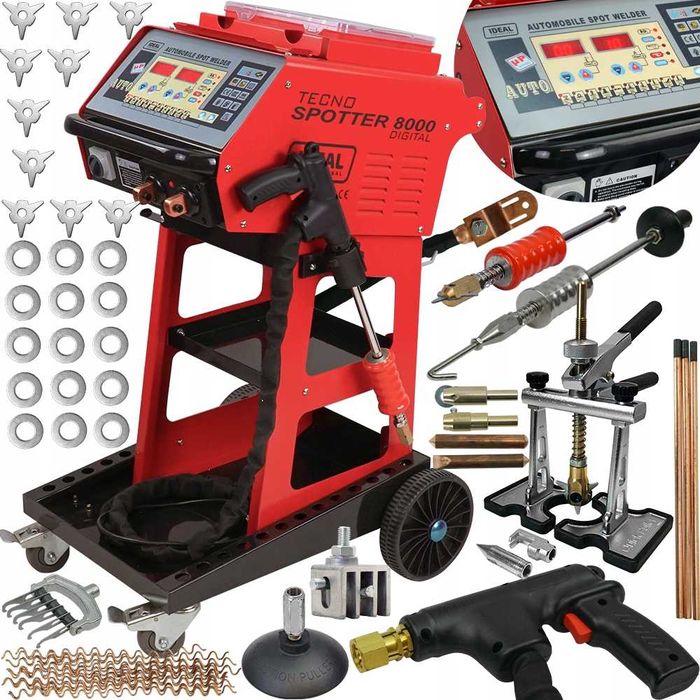 Spotter Blacharski Zgrzewarka IDEAL 400V Napraw Karoserii  PULLER