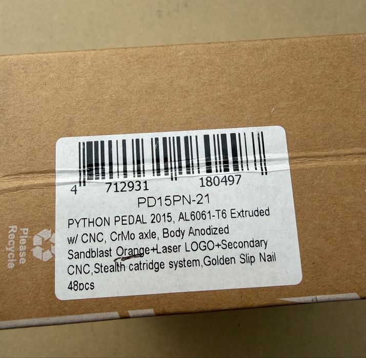 Pedały Funn Python PD15PN-21 pomarańcz