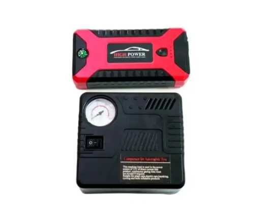 Пускозарядний пристрій з компресором Jump Starter Pump 99800 mAh