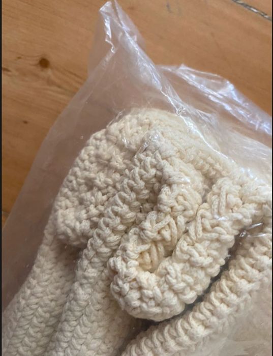 Arrumação em algodão