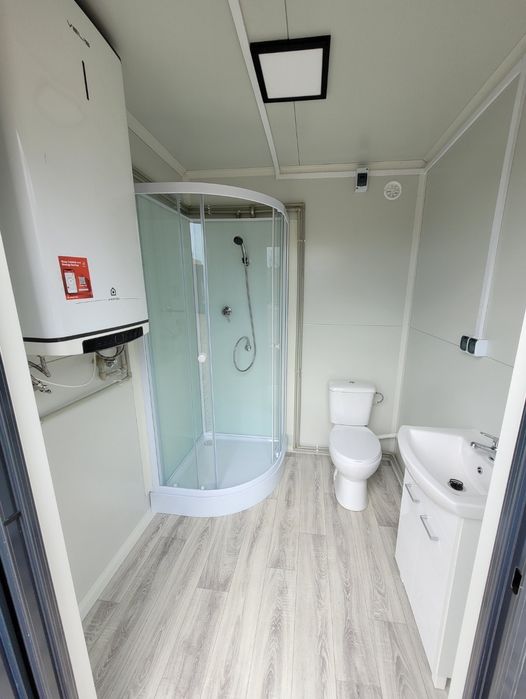 Kontener sanitarny prysznic wc lazienka pawilon