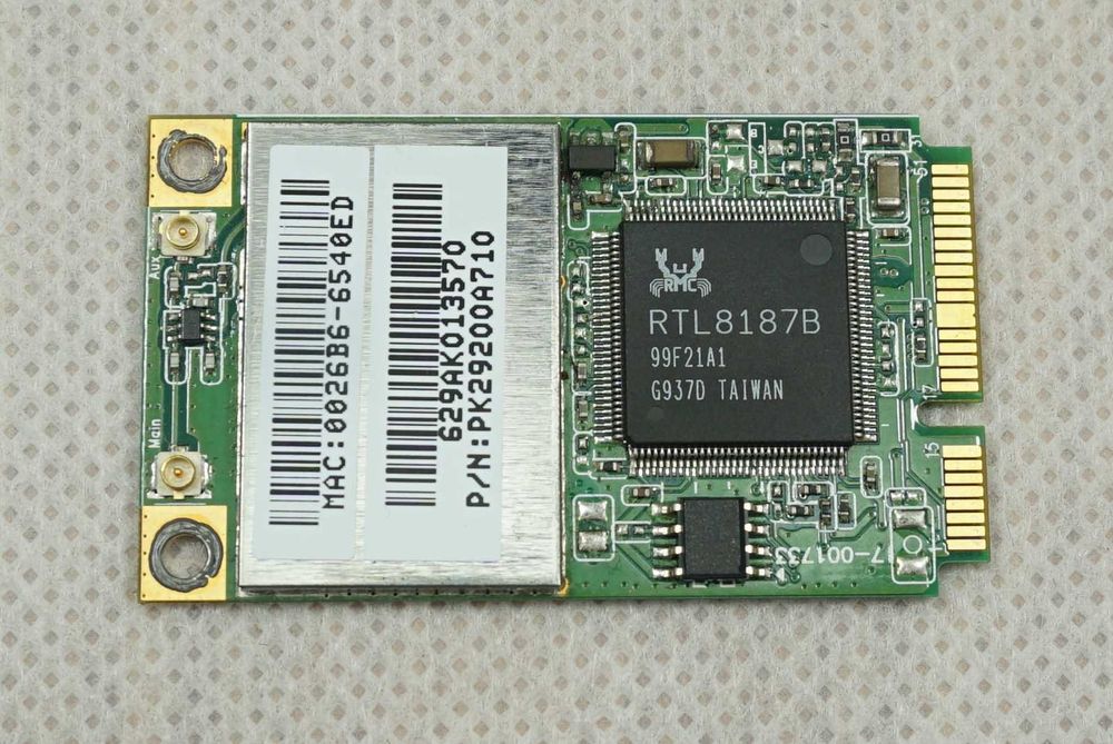 Karta sieciowa WIFI Bezprzewodowa miniPCIe 54 Mb/s RTL8187B
