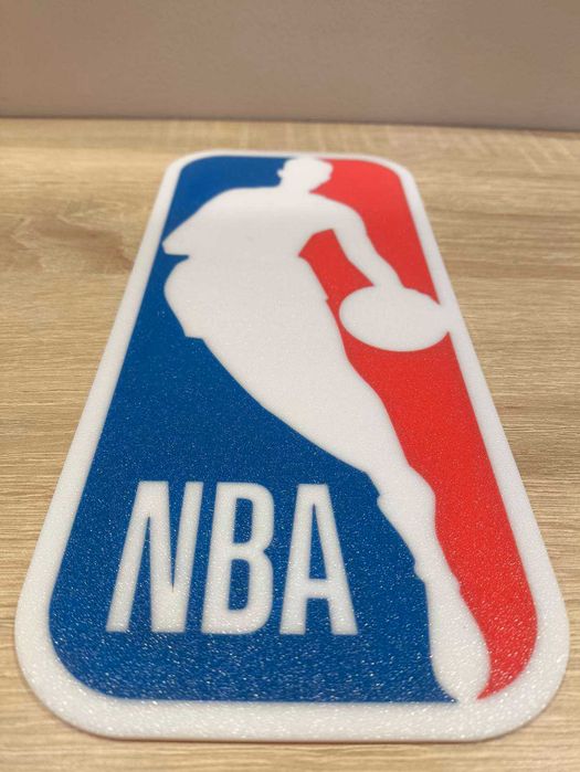 Tabliczka z logo NBA koszykówka basketball