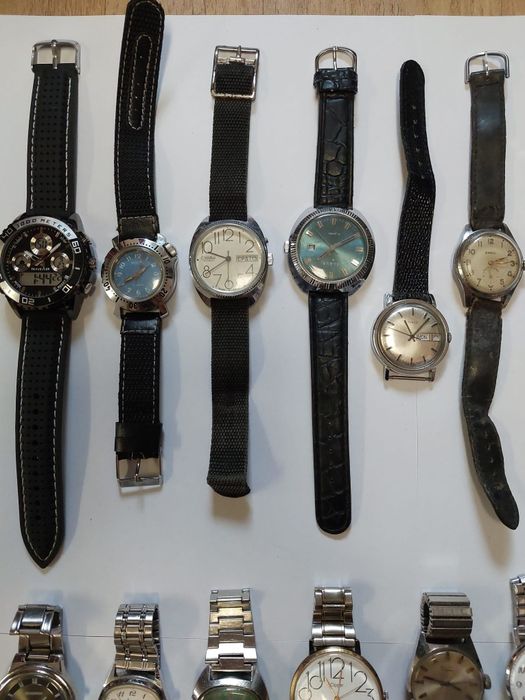 Zegarek. zegarki. Mechaniczny zegarek. Polot. Slava. Pobeda.