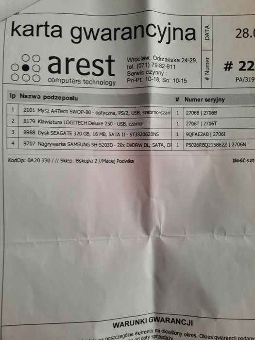 Komputer stacjonarny