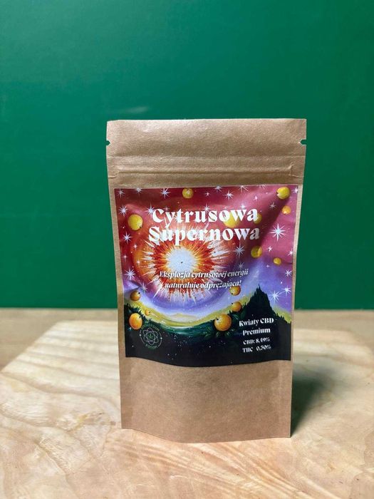 susz konopny CBD / Kwiaty CBD Premium – Cytrusowa Supernowa