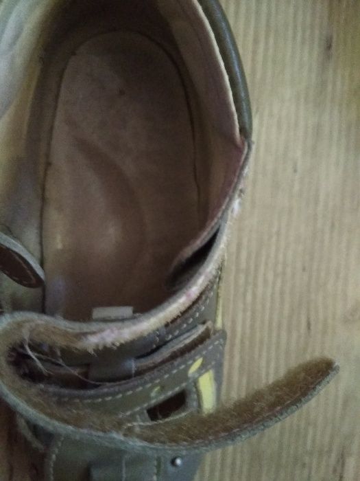 Buty ortopedyczne z wkładka skórzane rozm 27