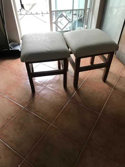 Conjunto de Mesa dobrável  Rustico 4 Cadeiras e 2 bancos Mexicanos