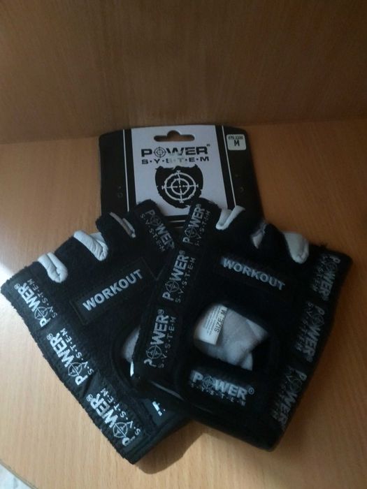 Рукавички для фітнесу, атлетики Power System Workout PS-2200 Black M
