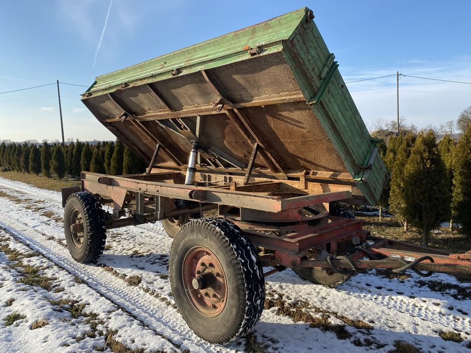 Przyczepa 8 ton kiper wywrotka oś