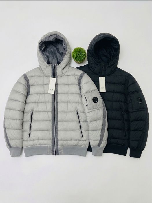 -Пуховик  C.P. company D.D. Shell Hooded Down Jacket (З лінзою)