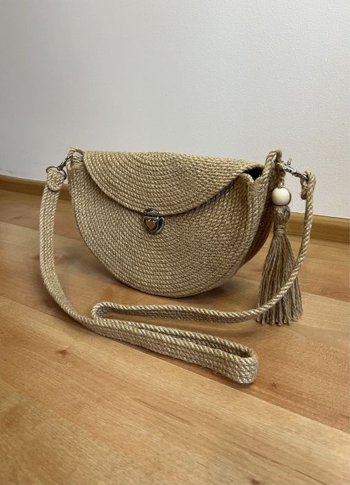 Torebka, kros-bodi z jutu