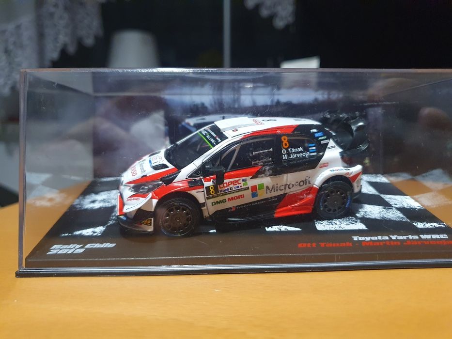 Toyota Yaris WRC Deagostini 1:43 Tanak Rally Cars