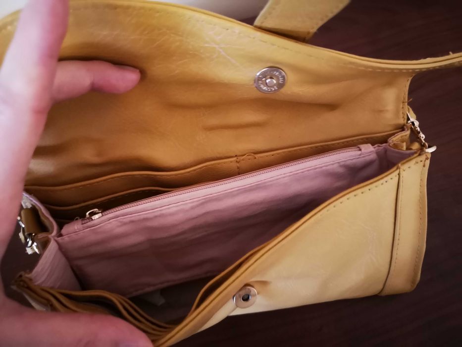 miodowa torebka, pasek odpinany