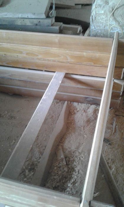 Надгробок (квітник) деревьяний 2100-1100-300висота 30 см мальований