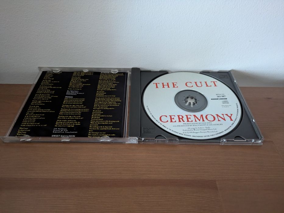 CD " Ceremony " de The Cult (Como Novo)