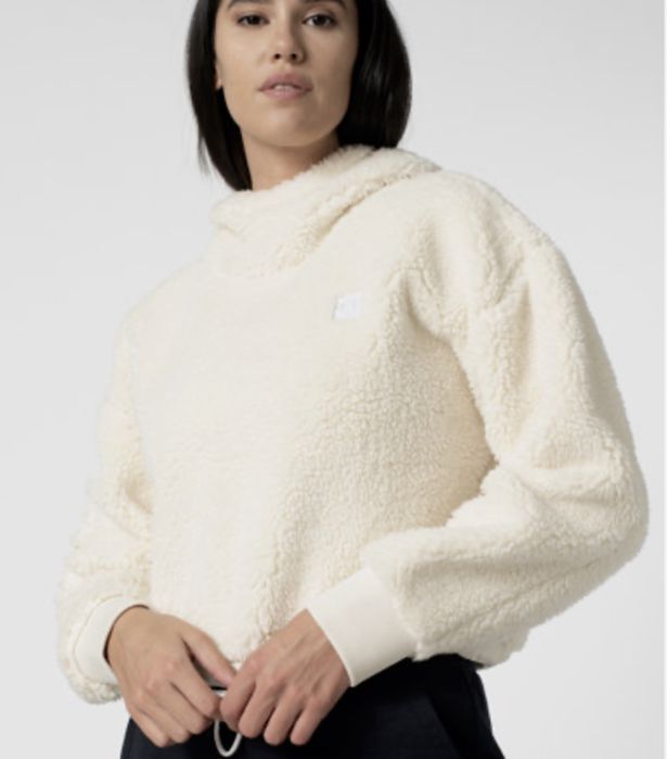 Оригінальний Худі  Under Armour Off White Sherpa Crop Fleece Розмір М