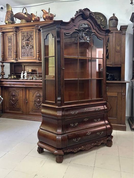 Вітрина сервант дерево витрина 3623