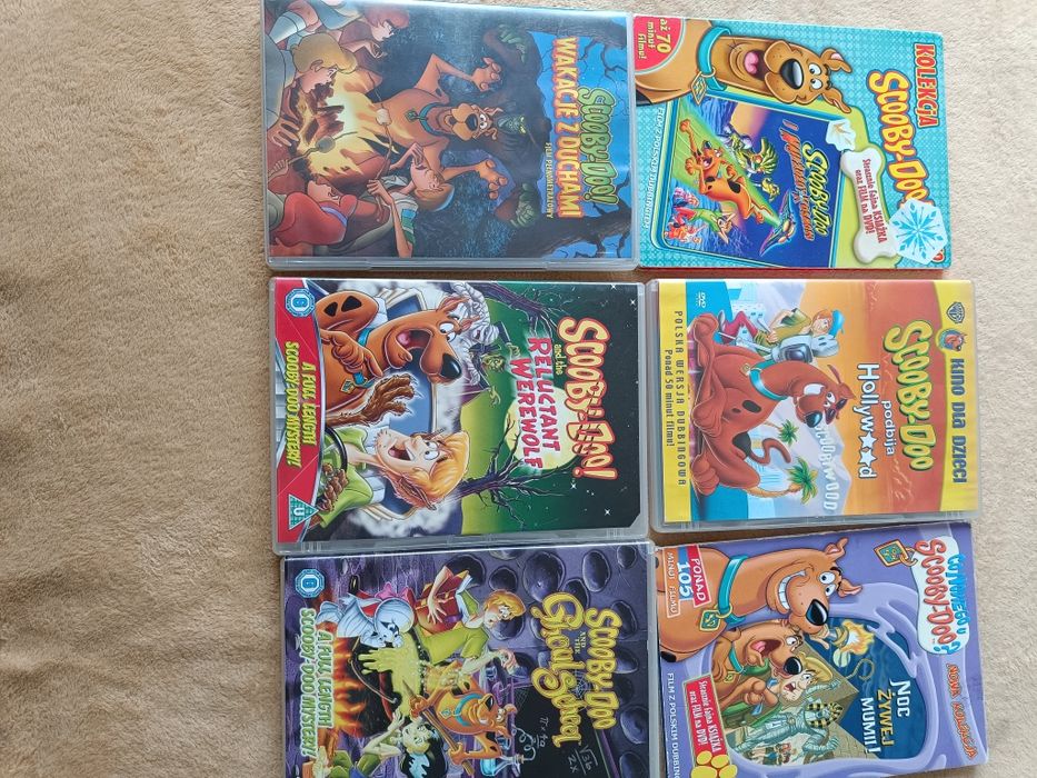 Rezerwacja Zestaw  6 płyt dvd z bajkami Scooby-Doo
