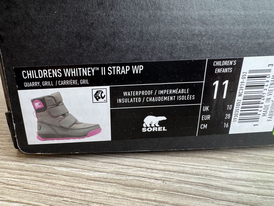 Взуття зимове дитяче Sorel      28 р