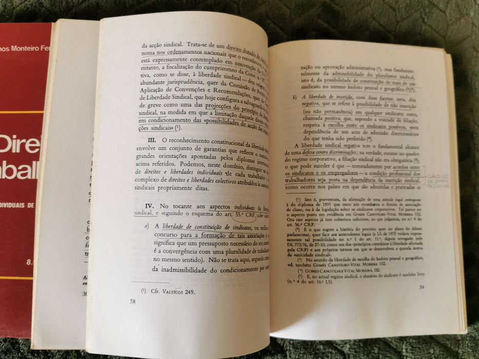 Livros Jurídicos - Direito 1 = 5€ / 10 = 40€