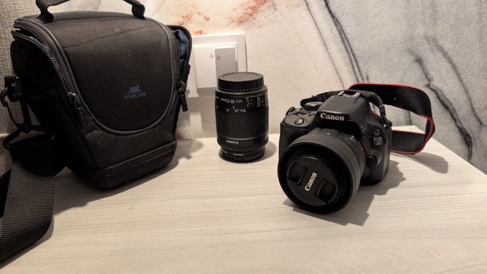 ИДЕАЛЬНО НОВИЧКУ EOS 100D 18-55 + 50mm 1.8 с поляризационным фильтр.