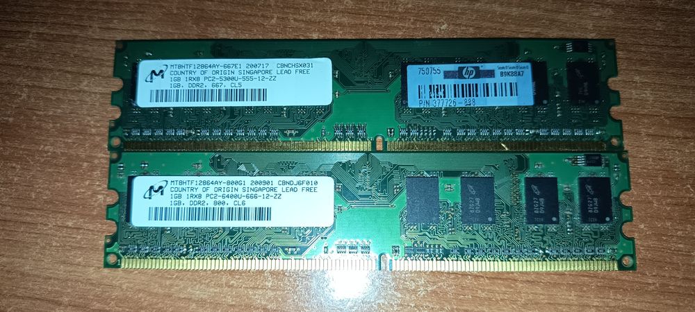 1GB PC2-6400 DDR2 800
