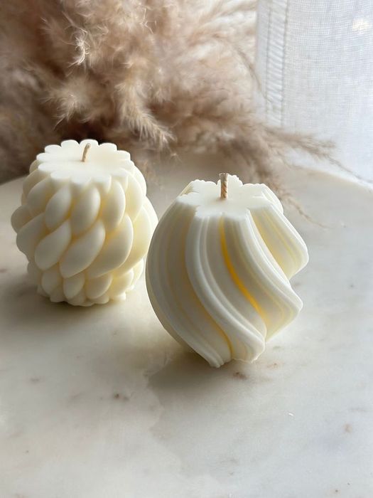 Формові арома свічки з соєвого воску.Від 80.00 грн.Подарункові набори