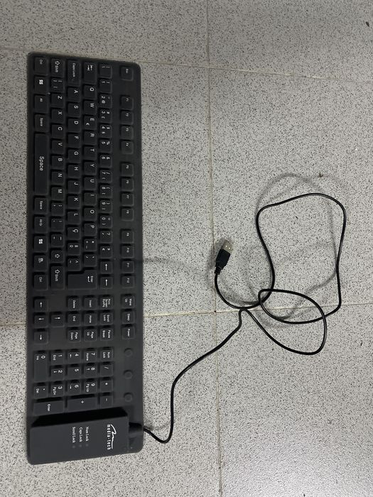 Teclado de borracha (como novo)