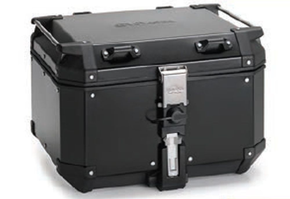 KAPPA 2025/05 KUFER CENTRALNY 48L MONOKEY KVG480B K'VOYAGER ALUMINIOWY KOLOR CZARNY ANODOWANY BLACK LINE