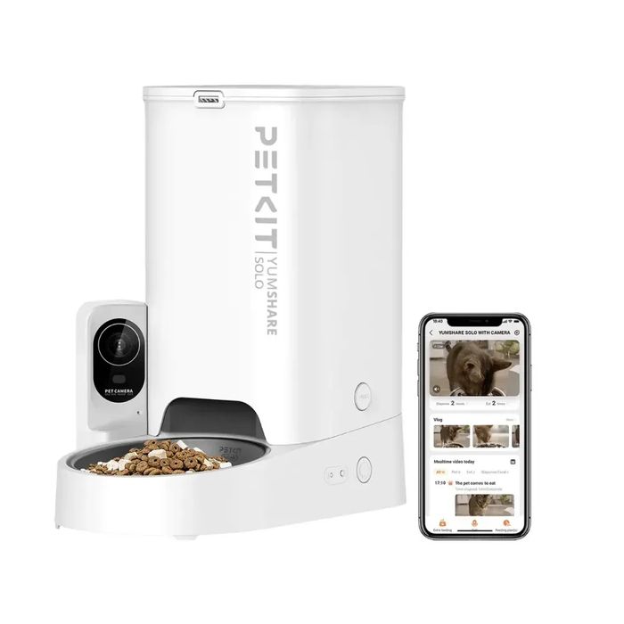Petkit YumShare Solo with Camera смарт-годівниця для котів 3 л - білий