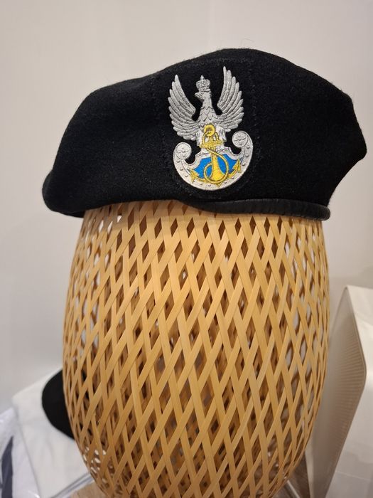 Beret wojskowy czarny Marynarki Wojennej