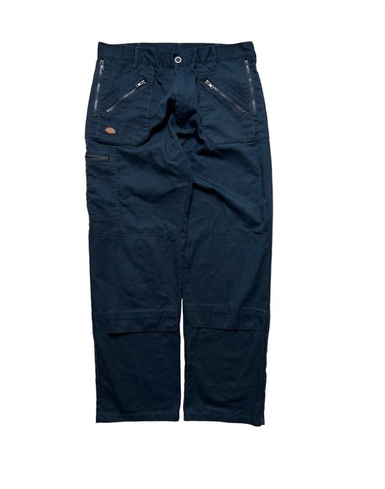 Spodnie Dickies vintage granat kieszenie logo