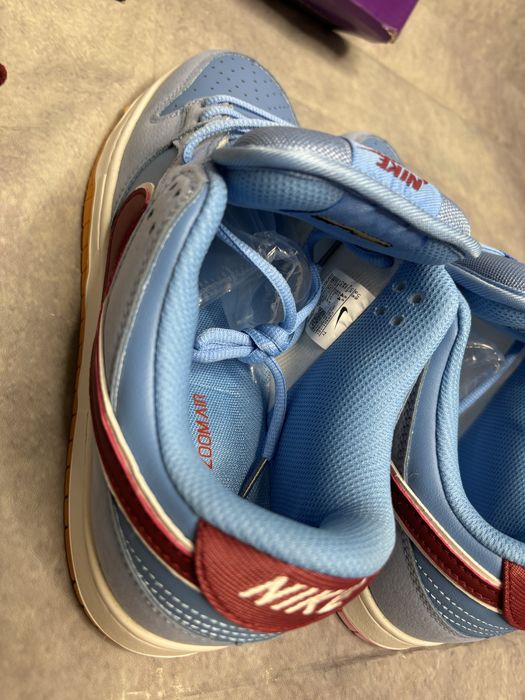 Кроссовки Nike SB Dunk Low Phillies Valor Blue , найк блуе