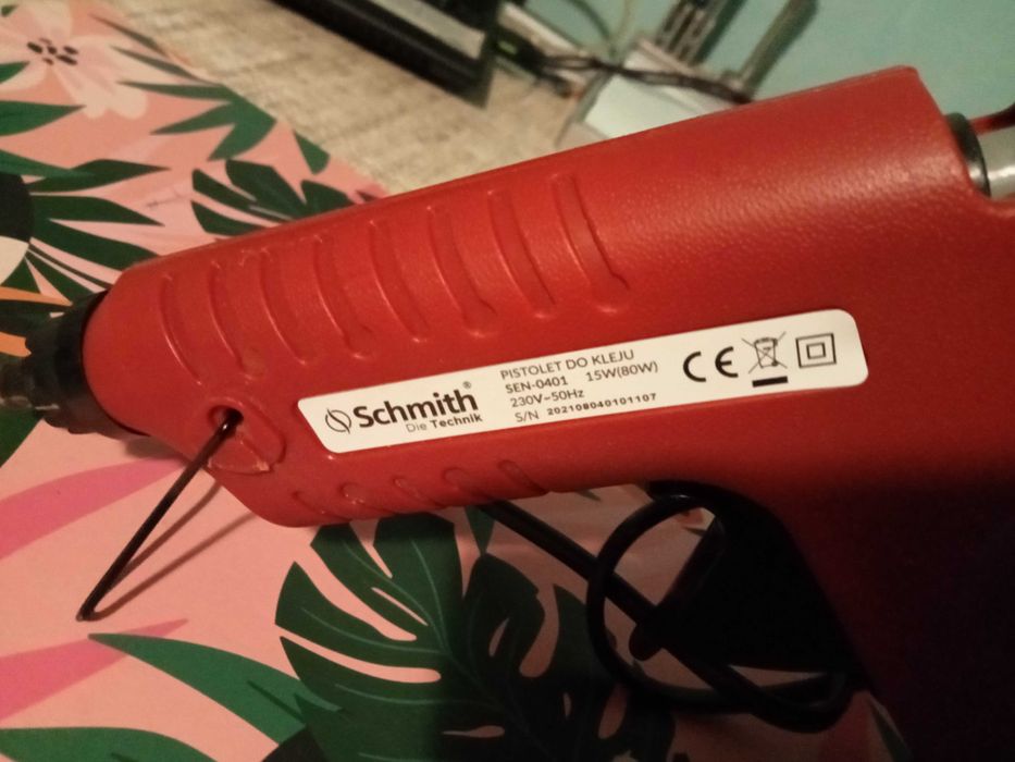Mocny pistolet do klejenia na gorąco Schmidt 15W/80