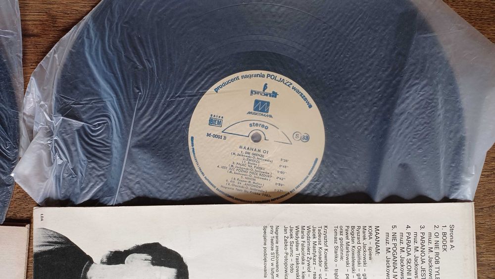 2 stare winyle MAANAM O! i "LIVE"