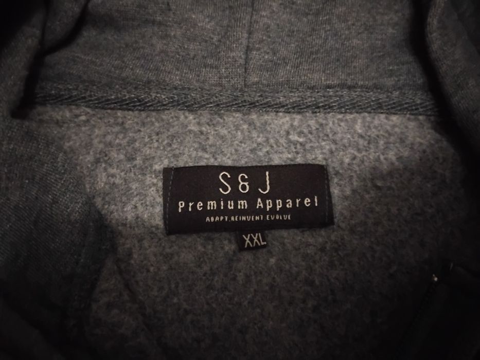 Кофта зіп худі на флісі XL S&J Premium Apparel
