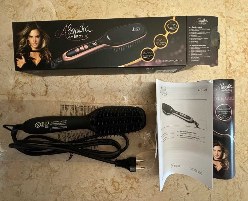 Escova alisadora eléctrica