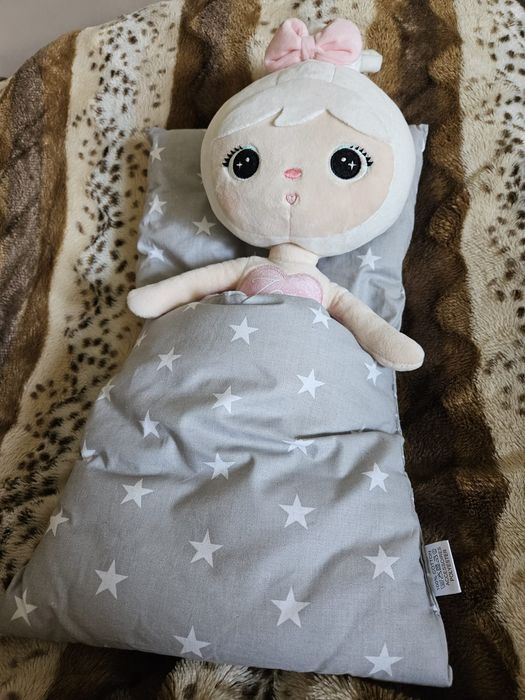 Drewniany wózek dla lalek RETRO i akcesoria