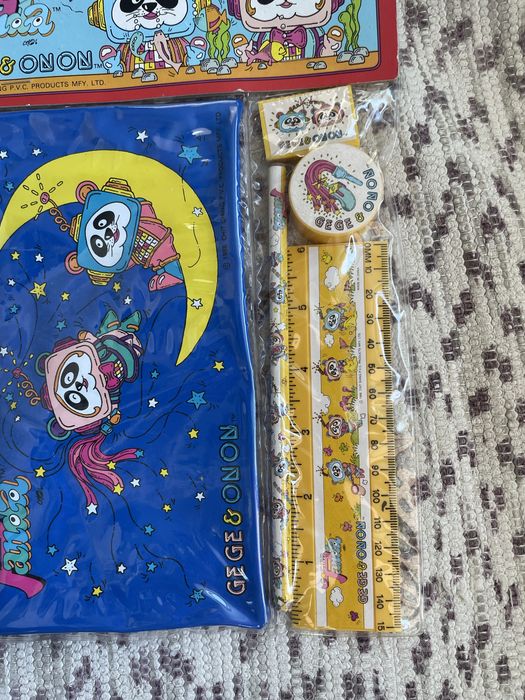 Conjunto escolar vintage anos 80