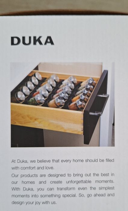 Duka organizer stojak na przyprawy Krydda- 20 słoiczķów
